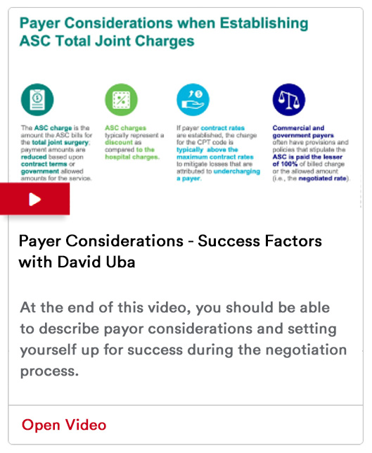 Payer Considerations - Success Factors with David Uba Video Image