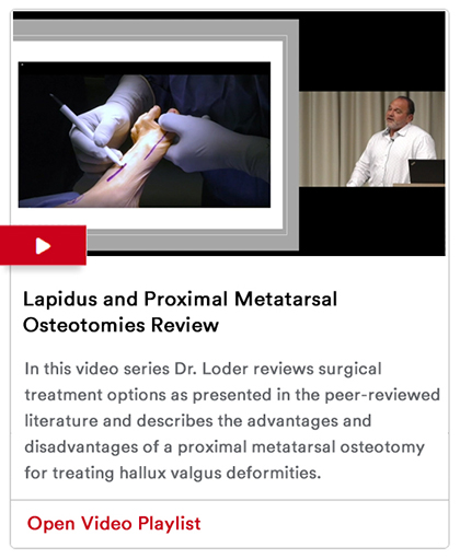 Lapidus & Proximal Metatarsal Osteotomies Review Image