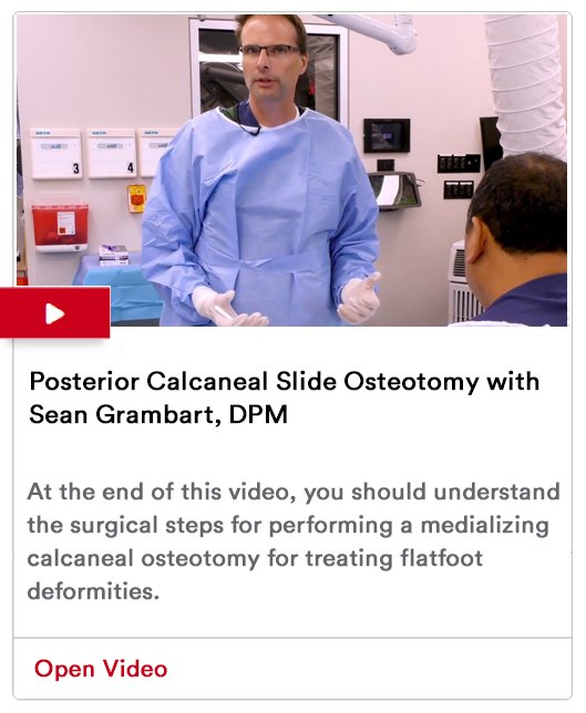 Posterior Calcaneal Slide Osteotomy 