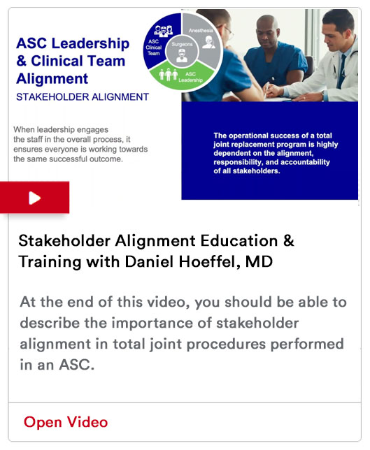 Stakeholder Alignment Education & Training with Daniel Hoeffel, MD Video Image