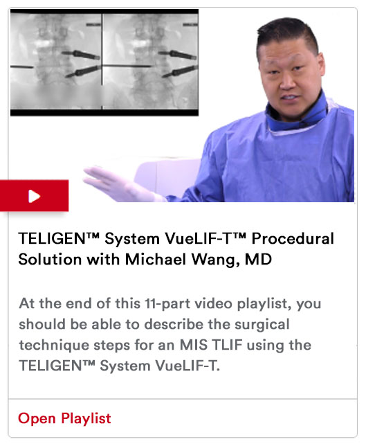 TELIGEN™ System VueLIF-T™ Procedural Solution with Michael Wang, MD Video Image
