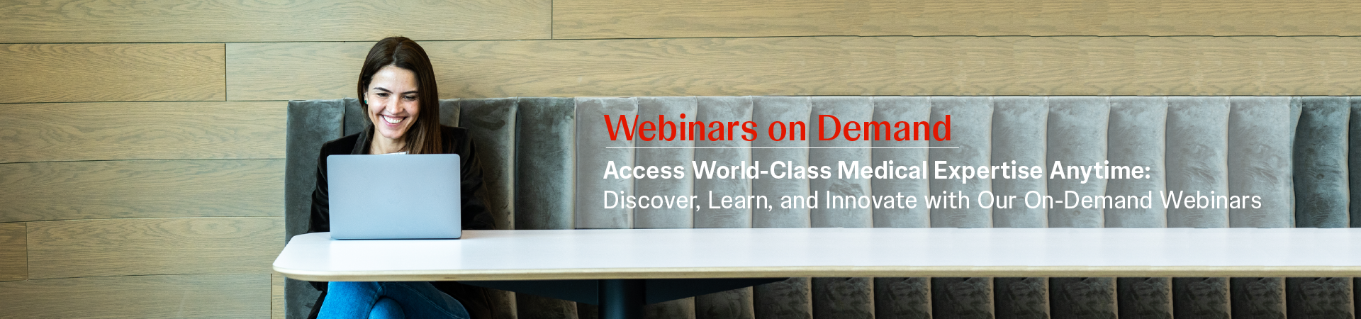 Webinars on Demand Banner