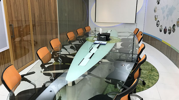 Conference room located in the Johnson & Johnson Institute facility in Seoul, South Korea.