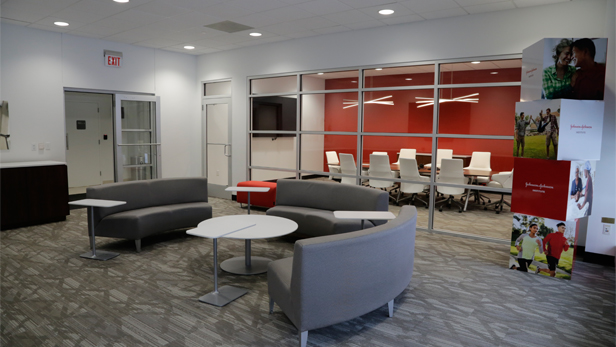 The new Customer Innovation Center in the Johnson & Johnson Institute facility location in Cincinnati, OH.