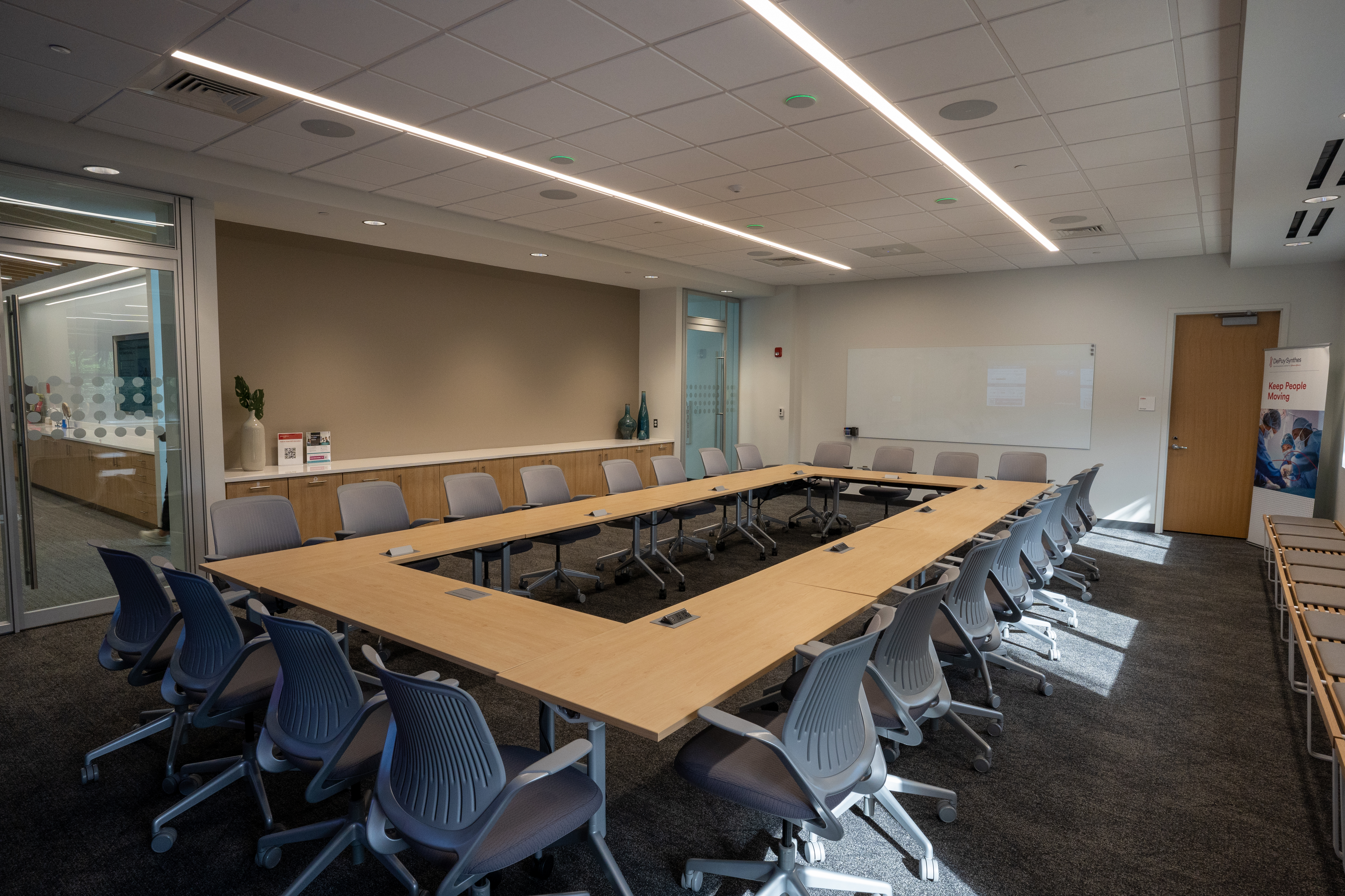 Conference room in the Johnson & Johnson Institute facility location in Palm Beach Gardens, FL