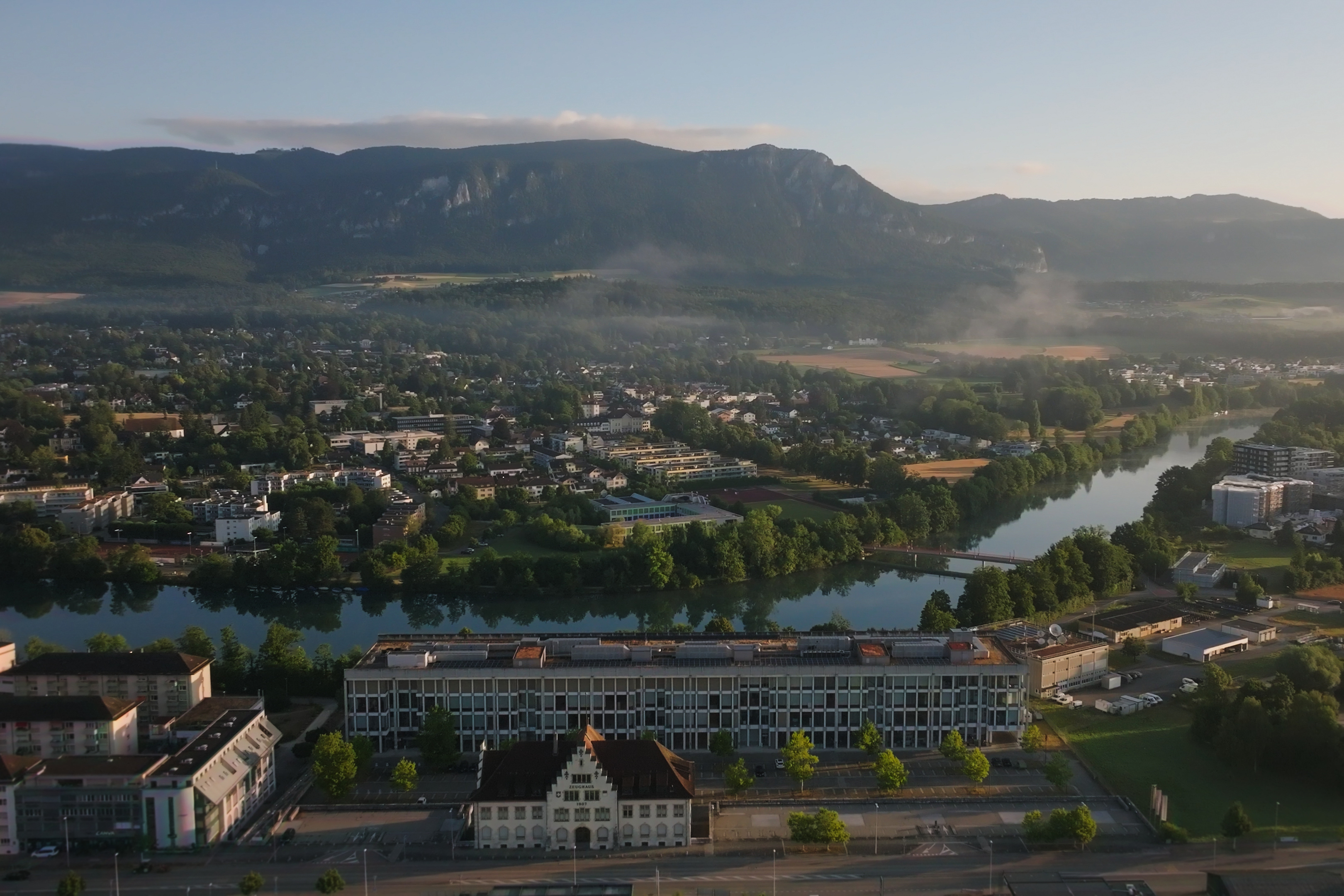 Exterior of the Johnson & Johnson Institute facility located in Solothurn, Switzerland.