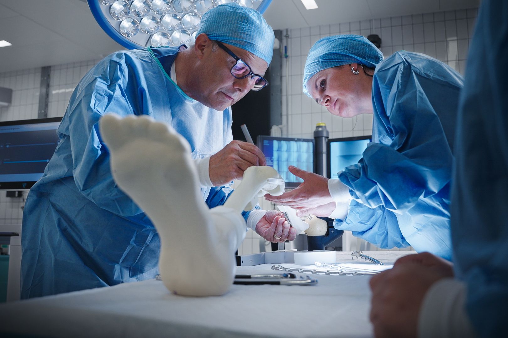 Wet lab in the Johnson & Johnson Institute facility located in Solothurn, Switzerland.