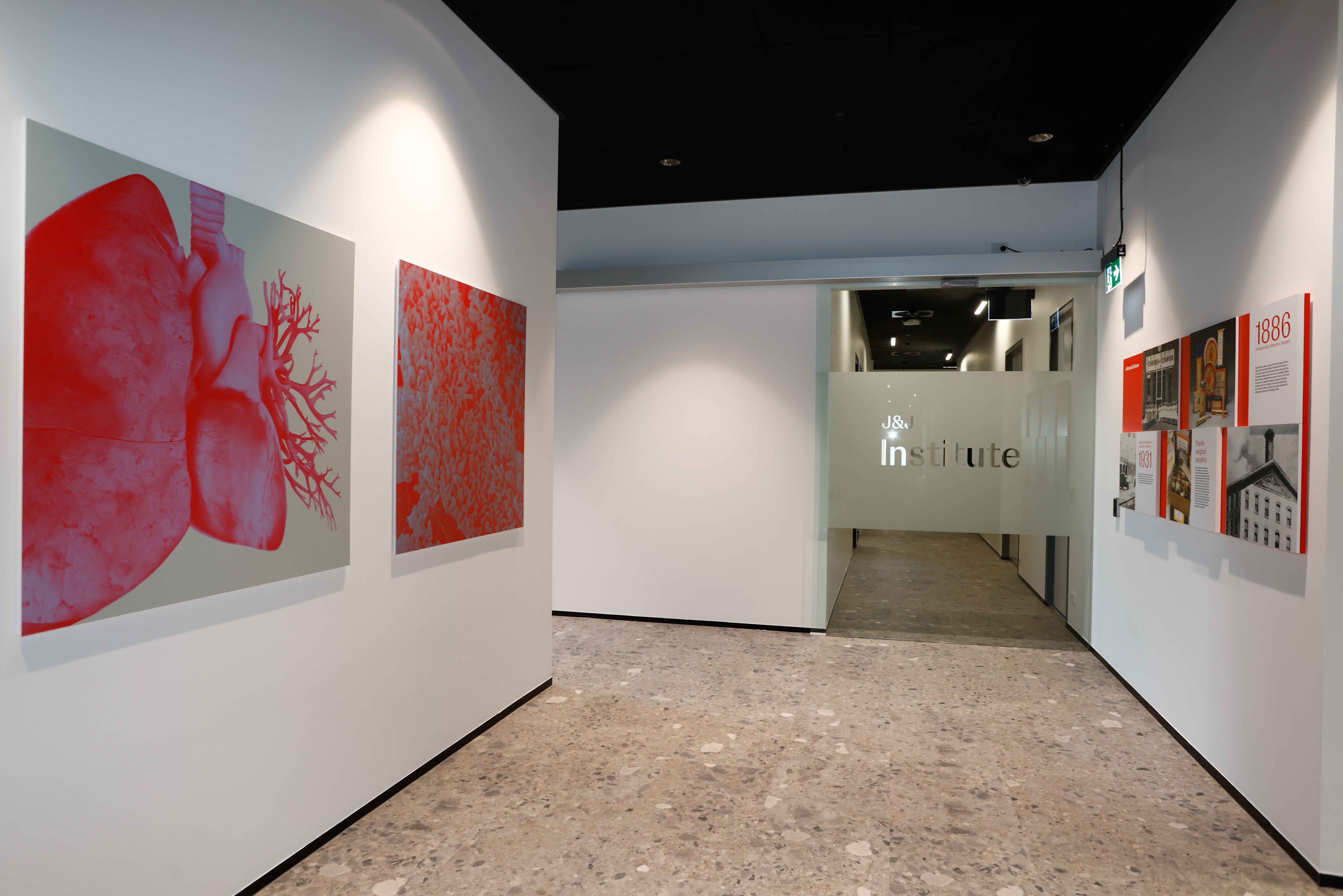 Entrance at the Johnson & Johnson Institute facility location in Sydney.