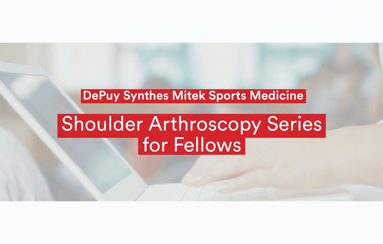 An image from the "Revision Rotator Cuff Repair with Julie Dodds, MD" video on the JnJInstitute.com website.