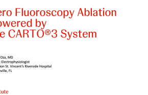 An Image From "Zero Fluoroscopy Ablation Powered by the CARTO®3 System"