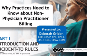 An image of the "Why Practices Need to Know about Non-Physician Practitioner Billing - Introduction and Incident-To-Rules" video on the JnJInstitute.com website.