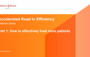 An image from the "Accelerated Road to Efficiency - Part 1: How to Effectively Treat More Patients" video on the JnJInstitute.com website.