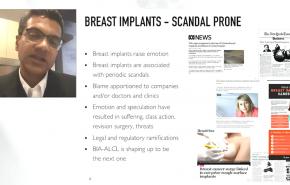 An image of the "BIA-ALCL Update and The Unifying Theory with Anand Deva, MD" video on the JnJInstitute.com website.