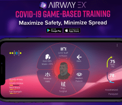 A Image of a graphic of the airway ex mobile game.