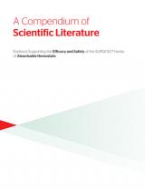 An image of the "Surgicel Compendium of Scientific Literature" document on the JnJInstitute.com website.