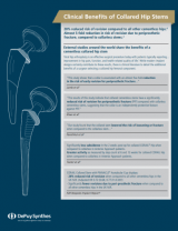 An image from the "Clinical Benefits of Collared Hip Stems" PDF on the JnJInstitute.com website.