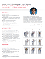 An image from the "Case Study - SYMPHONYTM OCT System: Cervical Traumatic Atlantoaxial Rotatory Subluxation Correction" PDF on the JnJInstitute.com website.