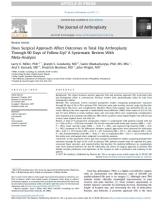 An image of the "Does Surgical Approach Affect Outcomes in Total Hip Arthroplasty Through 90 Days of Follow-Up? A Systematic Review With Meta-Analysis" asset on the JnJInstitute.com website.