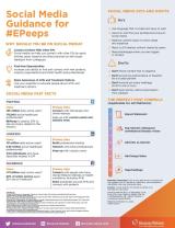 A Header image of Social Media Guidance for #Epeeps