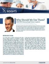 an image of the "Why Should We Use Them? MENTOR® MemoryShape® Breast Implants with Luis Perin, MD" document on the JnJInstitute.com website.
