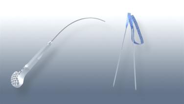 An image from the "GYNECARE TVT EXACT Continence System Procedural Guidelines" video from the JnJInstitute.com website.
