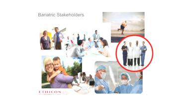 Image from the "Bariatric Integrated Health Series Webinar with Chris Still, MD & Tracy Martinez, BSN" webinar video on JnJInstitute,com website
