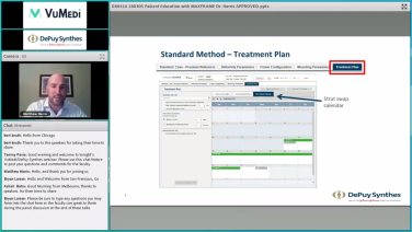 An image from the "Maximizing Post-Traumatic Deformity Planning with Matthew Harris, MD" video on the JnJInstitute.com website.