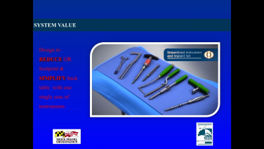 An image from the "Driving Operating Room Efficiency with the VIPER Prime™ System by Steven Ludwig, MD" video on the JnJInstitute.com website.
