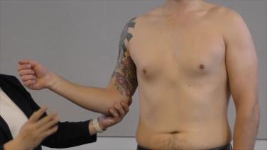 image of "Shoulder Exam Standing Position" video on jnjinstitute.com