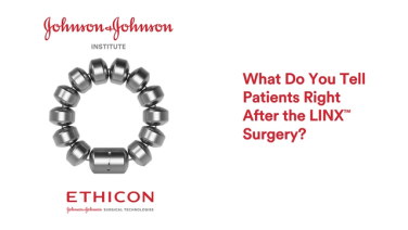 An Image From "What to Tell Patients After LINX™ Surgery with John Lipham, MD"
