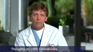 An Image From "Thoughts on LINX® Clinical Data with John Lipham, MD"