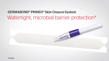 An image from the "Watertight, Microbial Barrier Protection for Your Patients" video on the JnJInstitute.com website.