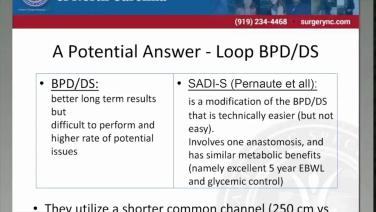 An image from the "Emerging Procedures: Exploring the Loop Duodenal Switch with Jon-Michael Bruce, MD" playlist on the JnJInstitute.com website.