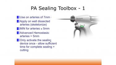 An image from the "My Journey: The Use of Energy Devices During VATS Lobectomy with Moishe Liberman, MD" video on the JnJInstitute.com website.