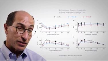 An image from the "Dieting & Set Point with David Kaplan, MD" video on the JnJInstitute.com website.