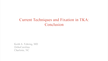 An image from the "Current Techniques & Fixation in Total Knee Arthroplasty: Cementing Pearls" video on the JnJInstitute.com website.