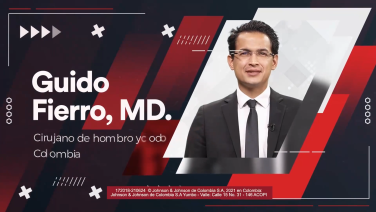 An image from the "Grabación de contenido virtual: "Anatomía de Hombro con relevancia clínica y Quirúrgica" - Dr. Guido Fierro" video on the JnJInstitute.com website.
