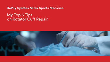 An image from the "My Top 5 Tips on Rotator Cuff Repair with Karen Sutton, MD" video on the JnJInstitute.com website.