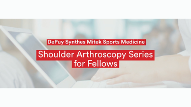 An image from the "Revision Rotator Cuff Repair with Julie Dodds, MD" video on the JnJInstitute.com website.