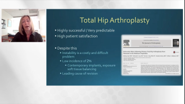 image of Decreasing Dislocation in THA: The 3 Step Process with Jana Flener, PA-C video on jnjinstitute.com