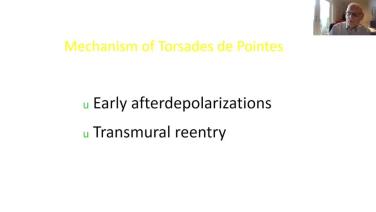 An image from "Pathogenesis, Diagnoses and Management of the Patient with Polymorphic VT with Scheinman, MD"