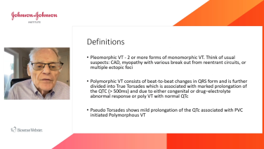 An Image From "Approach to diagnosis and treatment of Polymorphic VT with Melvin Scheinman, MD"