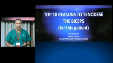 Top 10 Reasons to Tenodese the Biceps with Marc Labbe, MD thumbnail