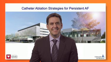 Catheter Ablation Strategies for Persistent Atrial Fibrillation with Laurent Macle, MD Header Image