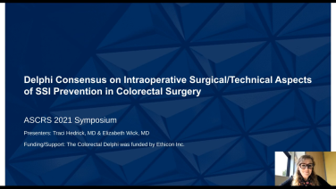 An image from " Delphi Consensus on Intraoperative Surgical/Technical Aspects of SSI Prevention in Colorectal Surgery"