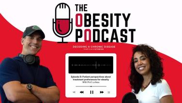 Thumbnail image from The Obesity Podcast - Episode 8: Journal Club. Patient perspectives about treatment preferences for obesity