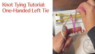 image of "One Handed Left Tie - Knot Tying Instructional Video" on jnjinstitute.com