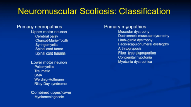 Image from Avoiding Complications in Neuromuscular Scoliosis - Amer Samdani, MD