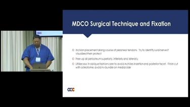 Slide from Flatfoot Reconstruction; Surgical Pearls with Alan Ng, DPM