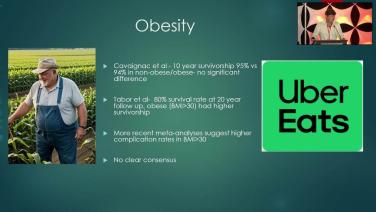 Slide from a power point from Unicondylar Knee Arthroplasty with Colin Mudrick, MD